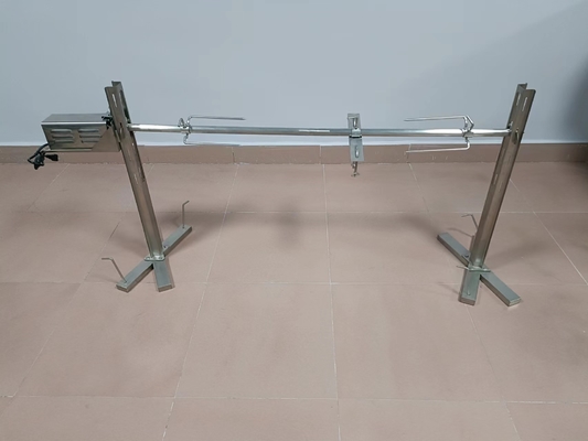 Roaster οβελών σχαρών 30kgs CSA υπαίθρια σχάρα Rotisserie οβελών με τις κλειδώσιμες ρόδες