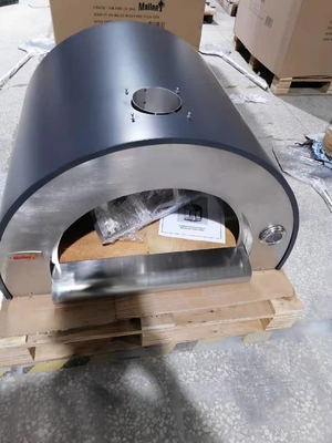 Ξύλινος βαλμένος φωτιά 830mm πιτσών ανοξείδωτου φλούδας βαλμένος φωτιά ξύλο φούρνος τούβλου φούρνων