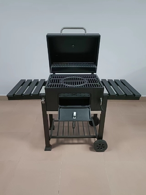 40kg σχάρα ΣΧΑΡΩΝ ξυλάνθρακα βάρους φορητή σχάρα στρατοπέδευσης 23,7 ίντσας με τις ρόδες