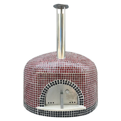 Ο θόλος τούβλου μαγειρεύει σε κατσαρόλα τον πολυ φούρνο καπνιστών τούβλου φούρνων πιτσών λειτουργίας κεραμικό