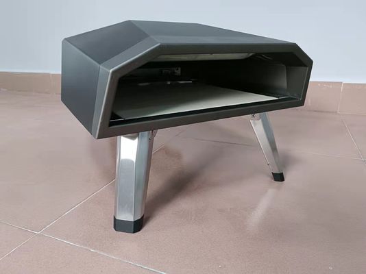 Φούρνος πίτσας από ανοξείδωτο χάλυβα που τροφοδοτείται από αέριο με μονωμένα τοιχώματα