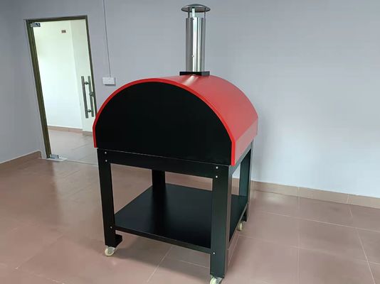 CSA φορητή κίνηση φούρνων πιτσών ανοξείδωτου βαλμένη φωτιά ξύλο εύκολα
