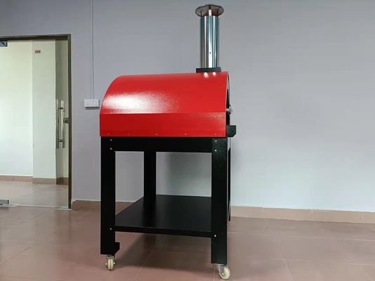 410C CSA υπαίθρια ξύλινη σόμπα φούρνων χάλυβα βαλμένη φωτιά ξύλο με το φούρνο πιτσών