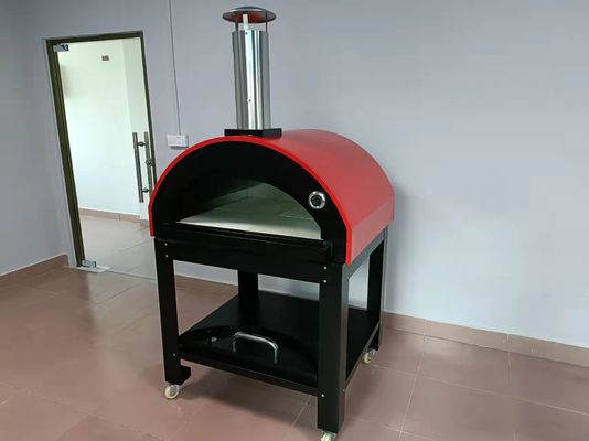 Βαλμένος φωτιά φούρνος CSA πιτσών ανοξείδωτου ξύλο έξω από το ξύλο εγκαυμάτων φούρνων